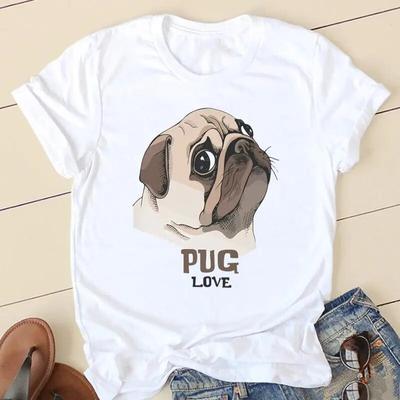 T-shirts pour femmes Dig Face Carlin Vêtements de mode pour dames Manches courtes Vêtements de dessin animé Printemps Été T-shirt pour femmes T-shirt graphique