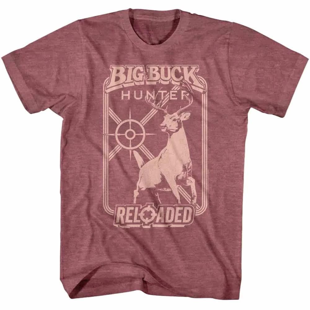 Big Buck Hunter Reloaded Target Men s T Shirt XL
