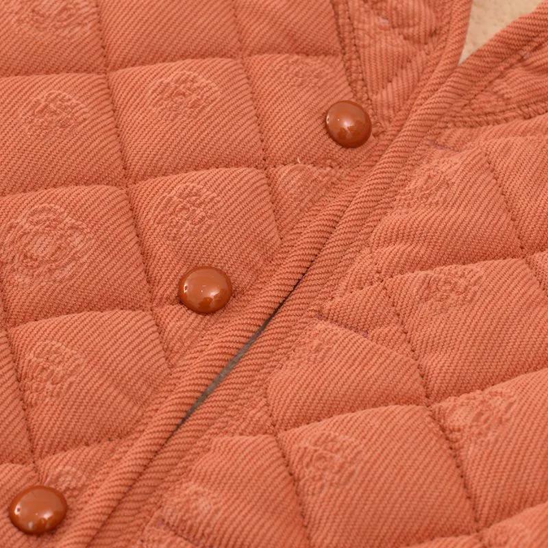 Autumn and Winter Cotton-padded Clothes, Cotton-padded Clothes, Plus Velvet, Casual Thickened Warm Jackets