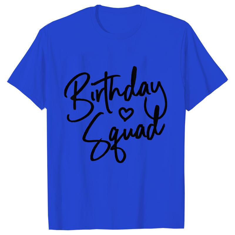 Damenkleidung Kurzarm Print T-Shirts Geburtstagsteam Grafik Reise Damen Oberteile T-Shirt Tee T-Shirt Beste Freunde T-Shirts