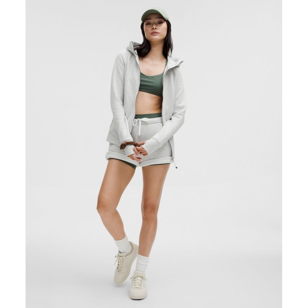 Lululemon Scuba Full Zip Hoodie Heathered Core Ultra Light Grey