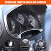 Soft carbon fiber For SEAT Leon MK2 2008-2012 Car Dashboard Tachometer Panel Decorative Cover Sticker Car Interior Accessories