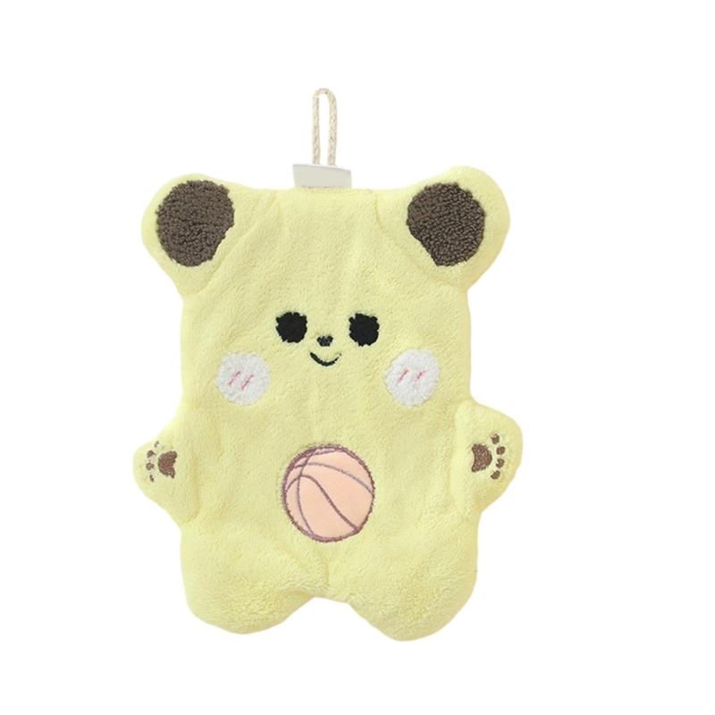 Animal Lover Essential Soft Corals fleeces Hanging Hand Towel Fast Absorbing and Easy to Cleans for Bathroom Kitchen