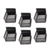 6PCS Magnetic Tea Bag   Metal Tea Storage Box Holder for Fridge Kitchen Countertop Cabinet Pantry