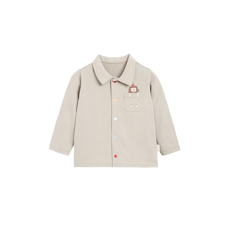 White Wheat Kids' Embroidered Cotton Polo Shirt