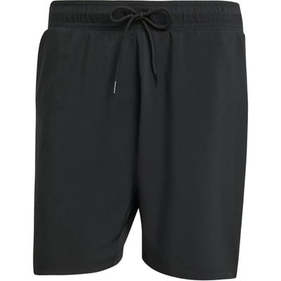 Lace-Up Three-Quarter Shorts With Built-In Underwear Design Men Shorts Black JY2959