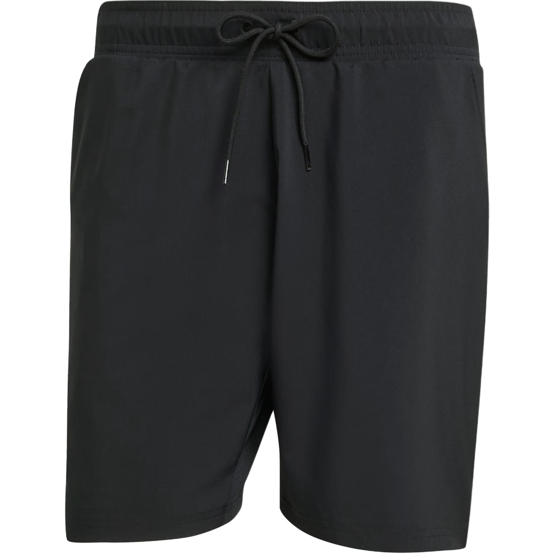 

Adidas Lace-Up Three-Quarter Shorts With Built-In Underwear Design Men Shorts Black JY2959 XL