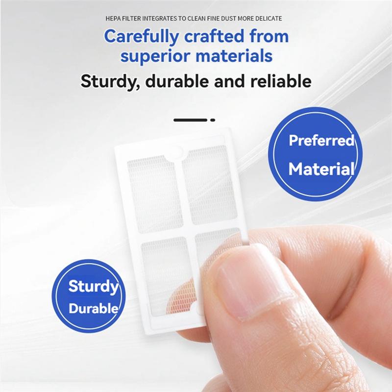 B69A Sewage Box Filter For Ecovacs Deebot X8 Pro Omni /X8 Pro Plus/ T80 Sweeper Sewage Tank Replacement Parts Filter 10PCS