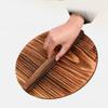 Traditional Universal Wooden Pot Cover 22-34cm Anti Scalding Fir Wood Pot Lid Round Iron Wok Pan Lid Kitchen Accessories
