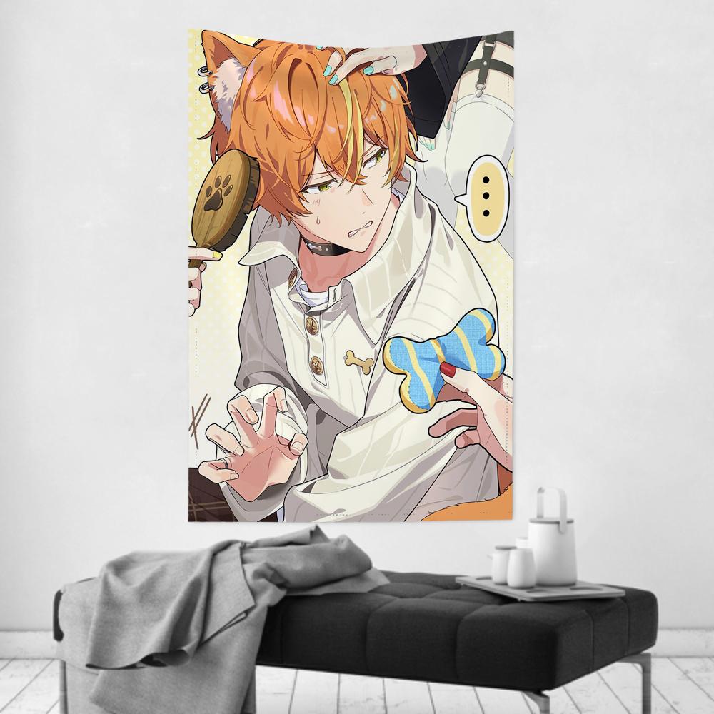 Akito Shinonome Animation PProject Sekai Tapestry Room Decor Wall Cloth Party Hanging Background Room Decor Baby Room