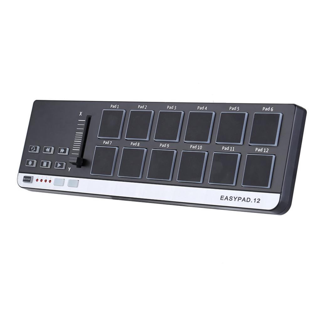 Worlde EasyPad.12 Portable Mini USB 12 Drum Pad MIDI Controller