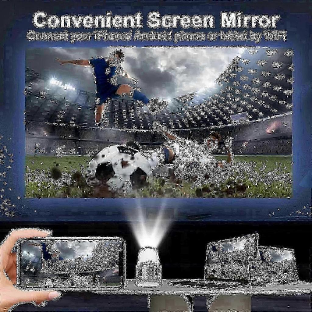 5G 4K Projector Smart HD LED WiFi Bluetooth HDMI USB Android