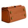 Coach Originals Twin Turnlock 20 Vintage Style Cow Leather Shoulder Bag Small Women's Toffee