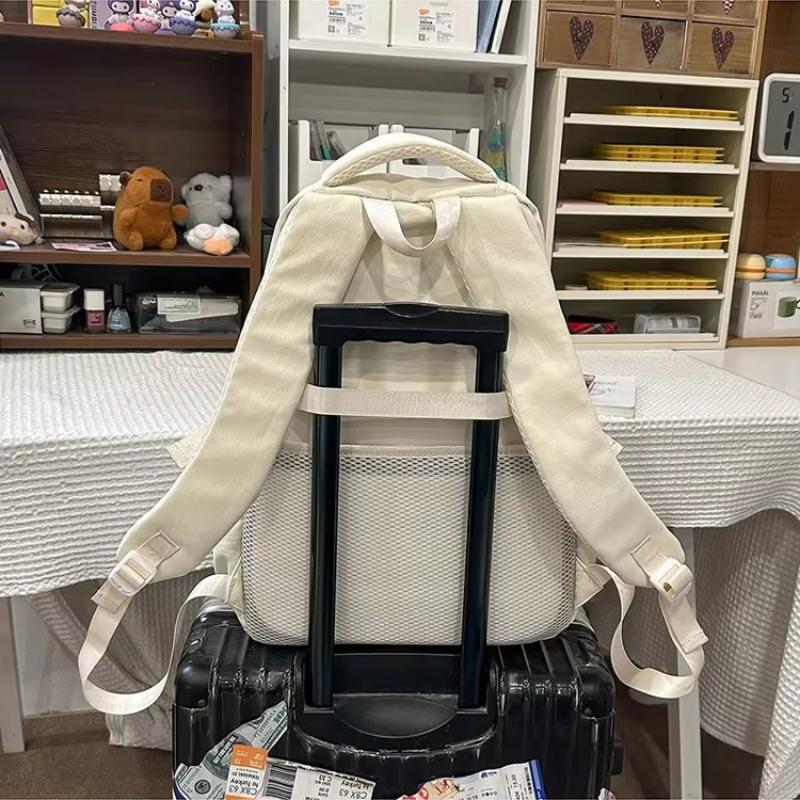 Korean Version Middle and High School Student School Bags Sports and Leisure Women Backpack Lightweight Trendy Travel Rucksack