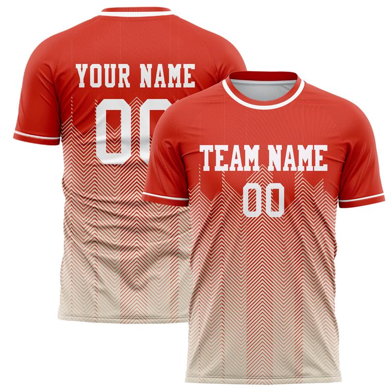 Maglietta da Calcio Personalizzata con Nome Squadra Numero Nome Personalizzata Fai da te Girocollo Magliette Sportive Rosse Vestibilità Larga Asciugatura Rapida Divisa di Squadra