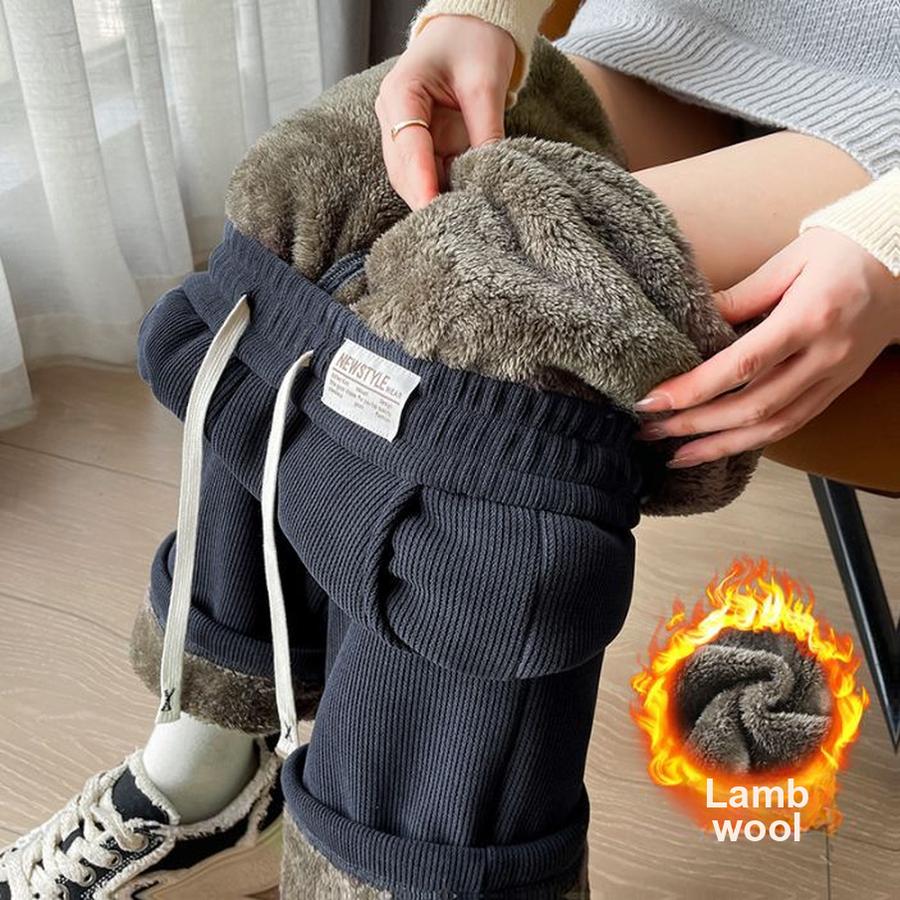 

Женские вельветовые брюки с широкими штанинами, утепленные флисом, толстые, теплые, хлопковые, стеганые, осенне-зимние 4XL