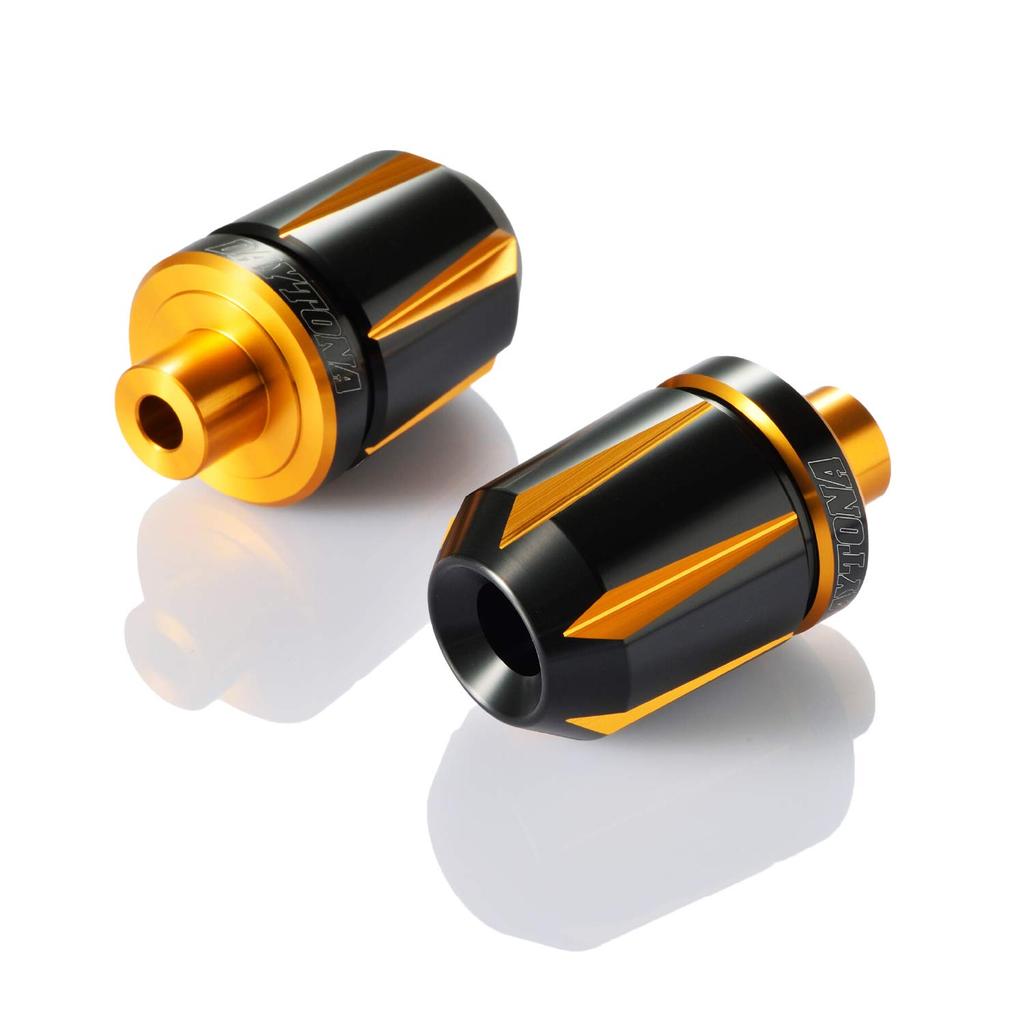 Daytona PREMIUM ZONE Scratch Gold Bar Ends Universal Fit for Inner Diameter (91007), Motorcycles, 14-19