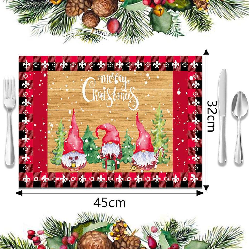 Bestselling Christmas Table Mat: Versatile Heat-Resistant Decorative Placemat