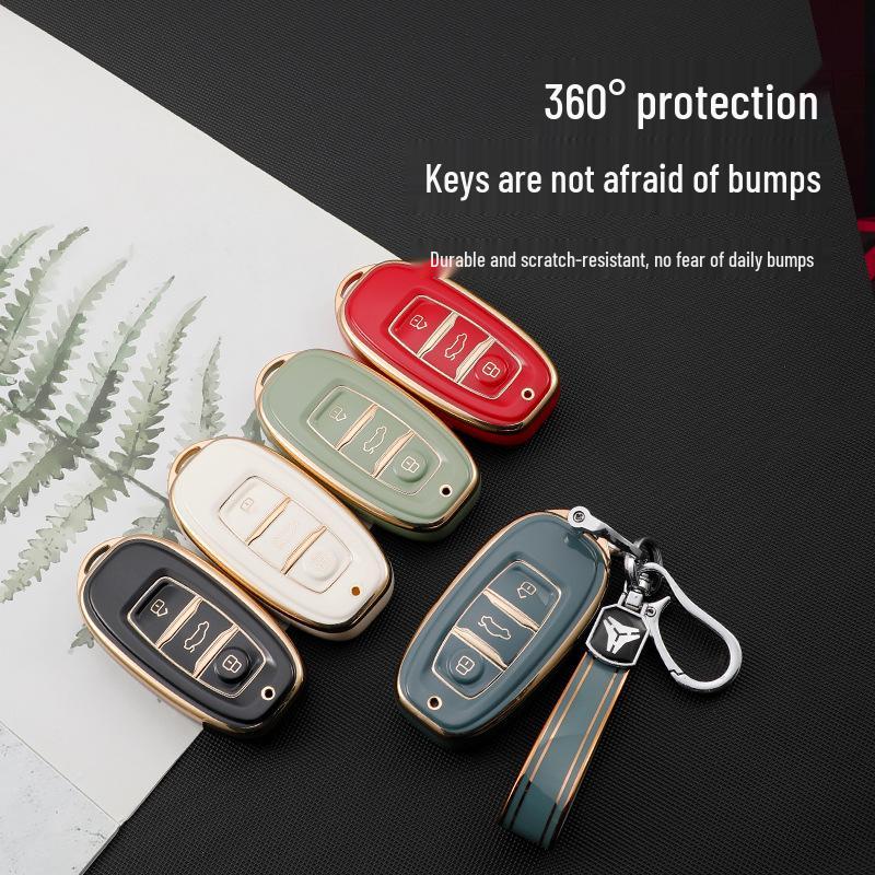 Premium Key Case for Hongqi H9, H5, H7, HS7 - 21 Models for Men and Women