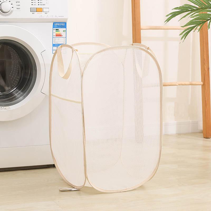 Folding Laundry Basket for Bathroom and Storage