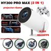 HY300MAX Portable HD Gaming Projector with Controller