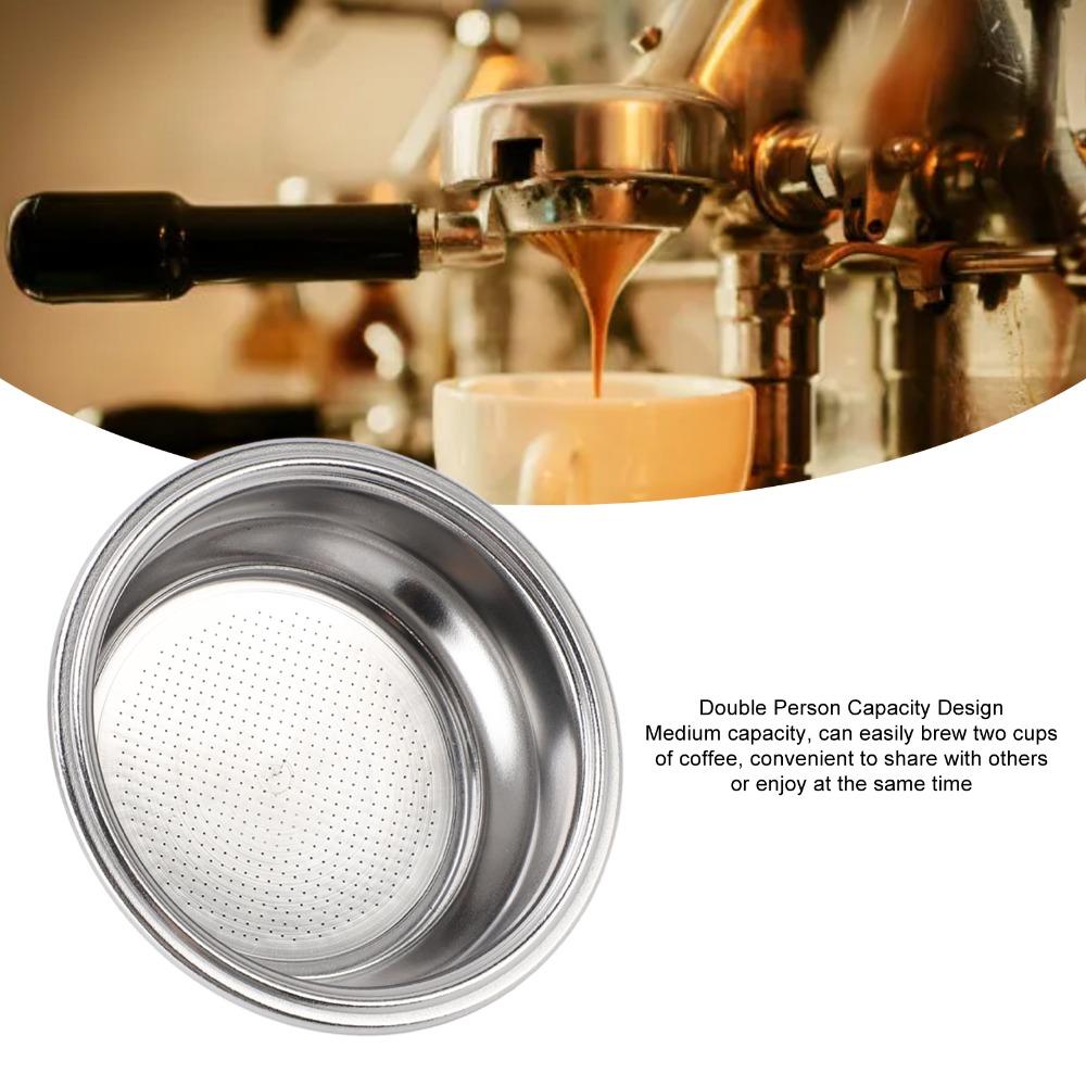 2pcs set 58mm Portafilter Basket Espresso Filter Basket For Portafilter Coffee Machine