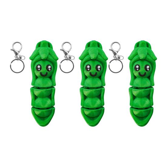 1/2/3Pcs Cartoon Outdoor Pattern Exquisite Shape Keychain Decoration
