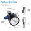 1/4" Air Pressure Regulator Spray Paint Gun Pressure Gauge Pneumatic Tool Accessory General General Pressure Regulating Valve