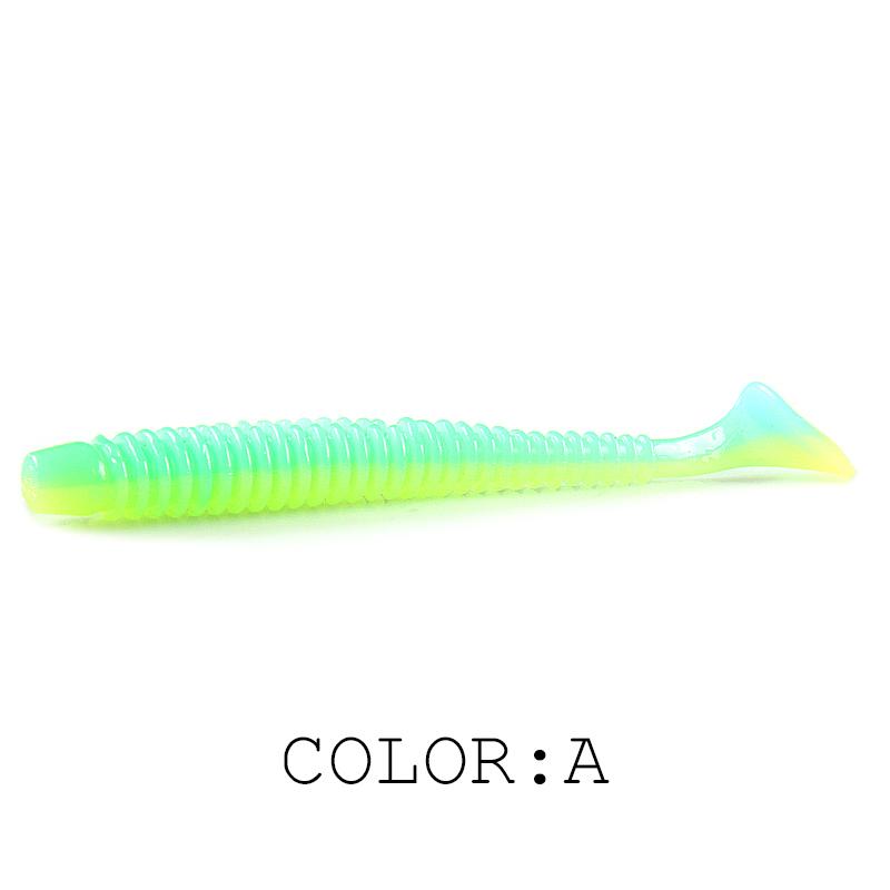 2025 HOT Impact Ring Shad Fishing Lure Soft 63mm 80mm 97mm Plastics Baits Swimbait Jigging LureBait perch Lures