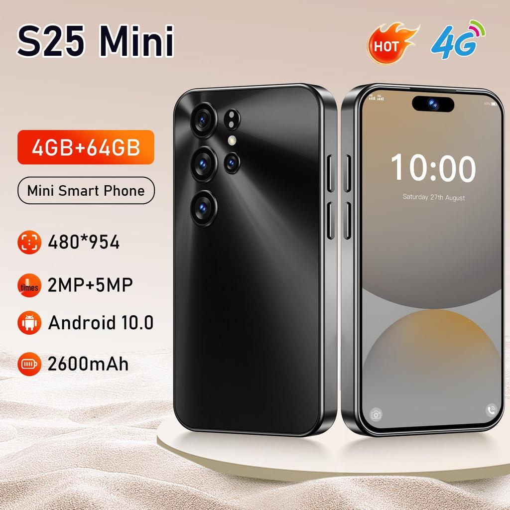 S25 Mini Dual-SIM 4-Zoll Android-Smartphone mit 4+64GB Speicher