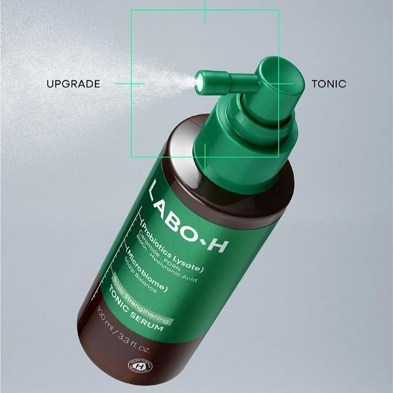LABO-H Scalp Strengthening Tonic Serum (100ml +100ml Refill / 3.38 Fl. Oz)