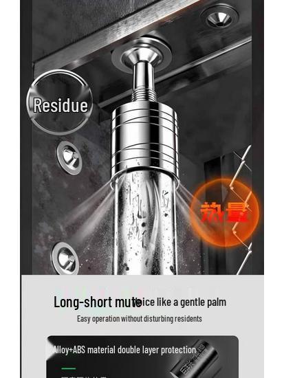 Ultra-quiet, All-steel Pneumatic Nail Gun for Industrial and Household Use, Perfect for Ceiling Applications.