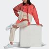 adidas Originals Women's Color Block Windbreaker Jacket Pink/White HC4621