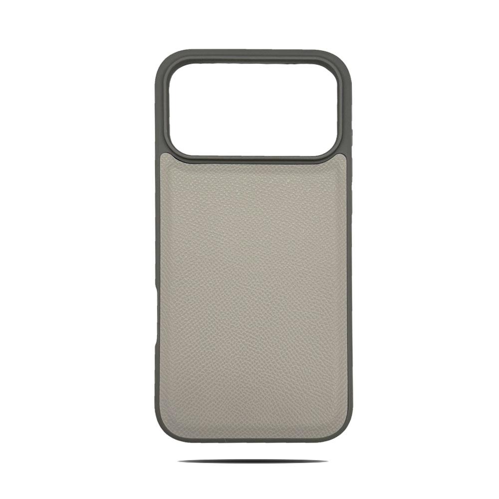 Fashion Magnetic Epsom Leather Case Wireless Charging Friendly Protective Cover for iPhone 17 16 Pro Max