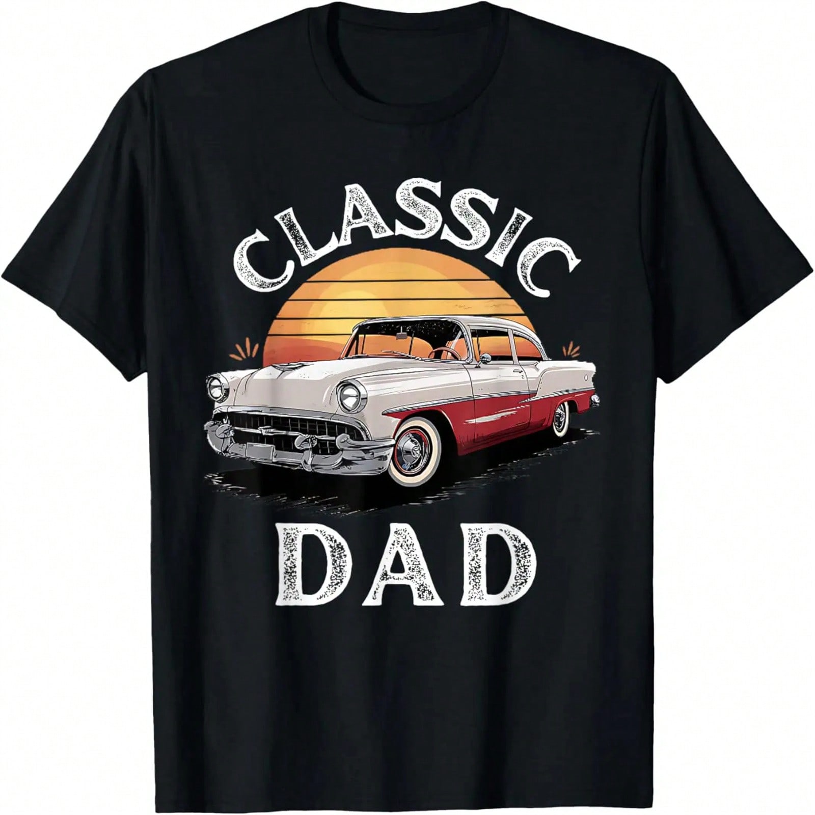 Classic Dad Funny Dad Classic Car Vintage unisex Dad Father Day T-Shirt S разноцветный