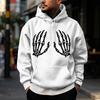 Men's Hooded Halloween Print Hoodie
