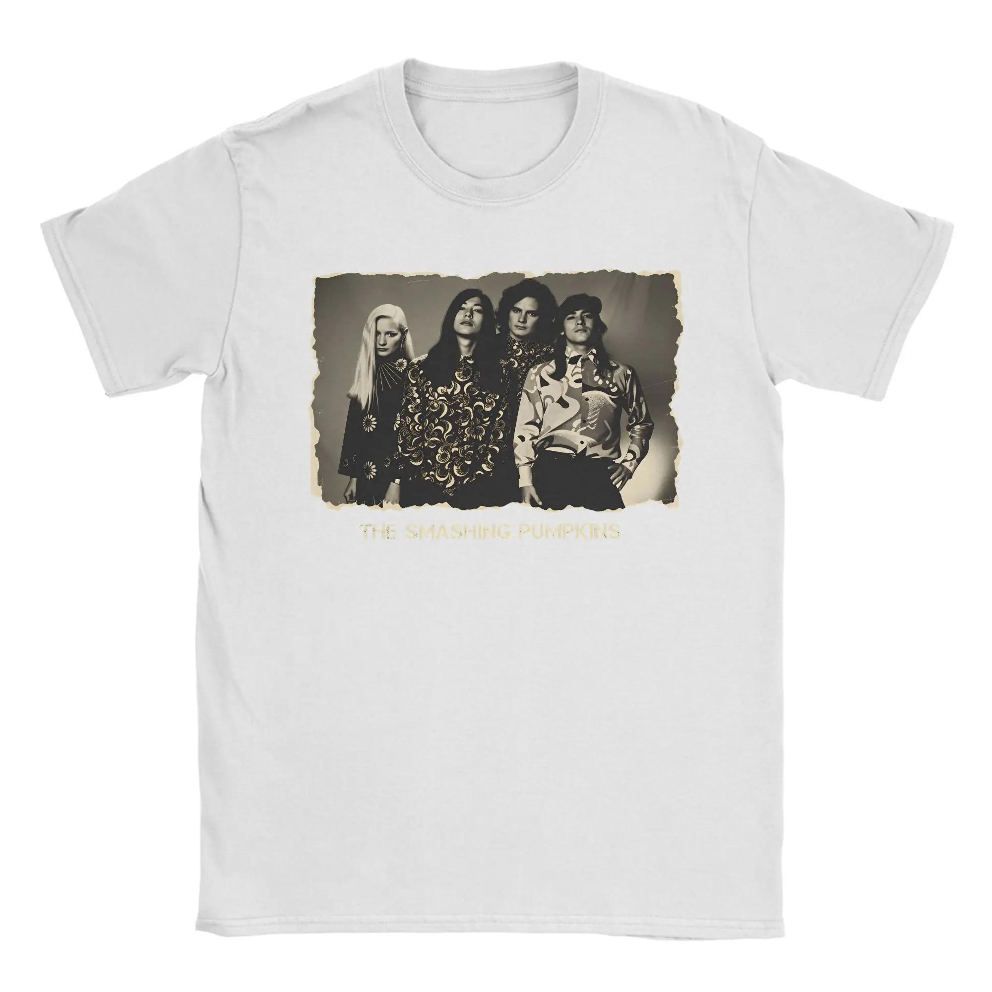 

The Smashing Pumpkins T-Shirt Beach Cotton T Shirts for Men Women Novelty Casual Tshirt Short Sleeve Retro Tops 3XL