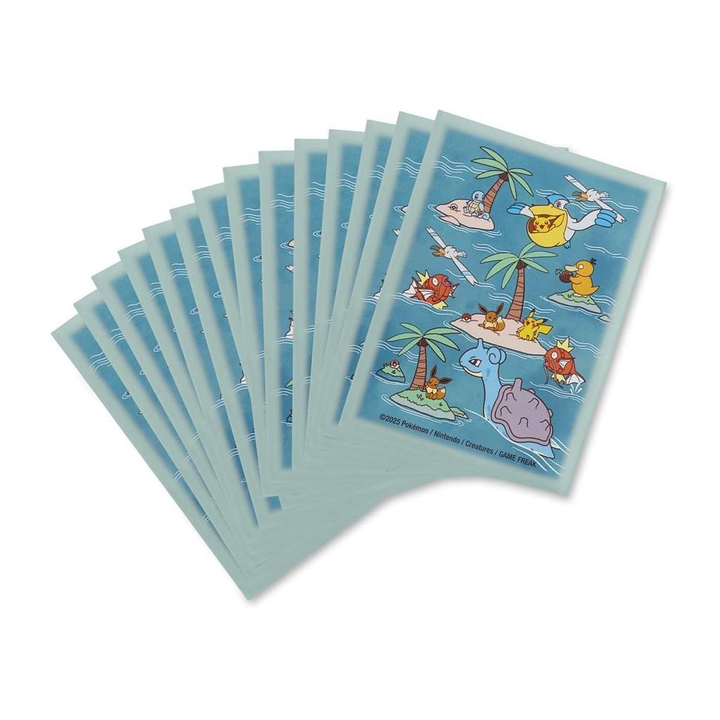 Overseas TCG Sunny Sea Card Sleeves Pokémon Center Pokémon (65 sleeves)
