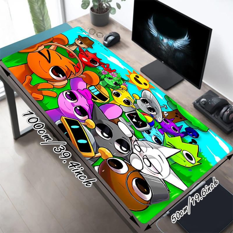 Space Friends Xl Gaming Mouse Pad Nonslip Rubber Base Stitched Edge Waterproof Desk Mat For Pc Laptop Gamer Office Computer Accessories C929502