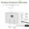3 Protection Functions Smart Plant Waterer Humidity Sensing Automatic Watering System  Home Garden