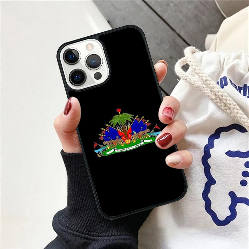

Haiti Haitian Flag Phone Case Cover For iPhone 17 Air 12 Plus Max for iPhone 17 Air 15 16 11 13 14 Pro Max Fundas iPhone 16