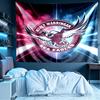 Manly Warringah Sea Eagles Print Tapestry, Lightweight Wall Hanging, for Bedroom, Dorm, Living Room, Home Art Decor, Birthday Christmas Gift for Frien
