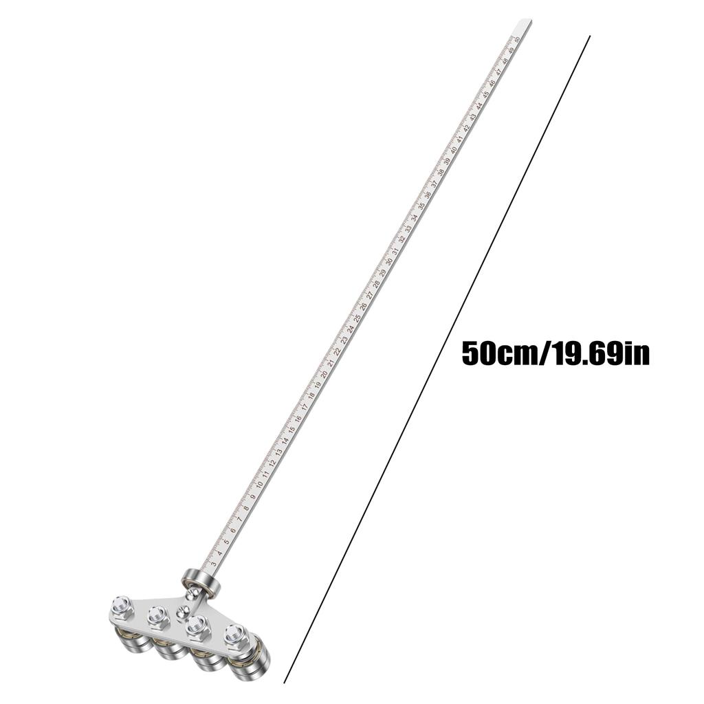Stainless Steel Precision Cutting Guide Universal Cutting Circular Saw Guide Rail Circular Saw Rip Fence Kit for Straight Edge