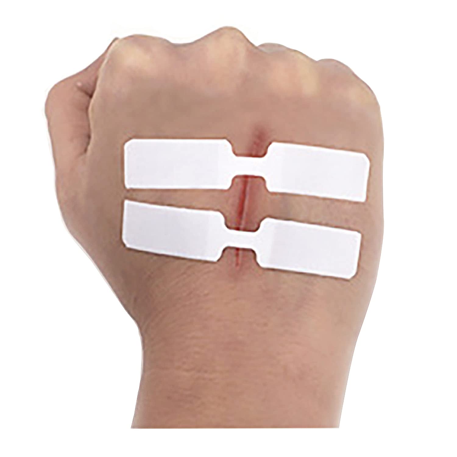 

Wound tape for suturing shrinking caring for replacing always keep at home wounds, scars, wounds, sutures, (45x10mm/40 sheets, white) белый