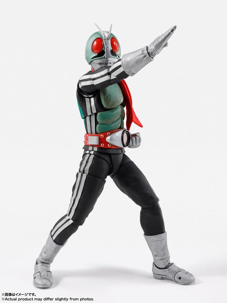 TAMASHII NATIONS Bone Carving Kamen Rider New 1 Glorious Showa Rider Edition Press Limited Edition Base Approximately 145mm PVC ABS Fabric Painted