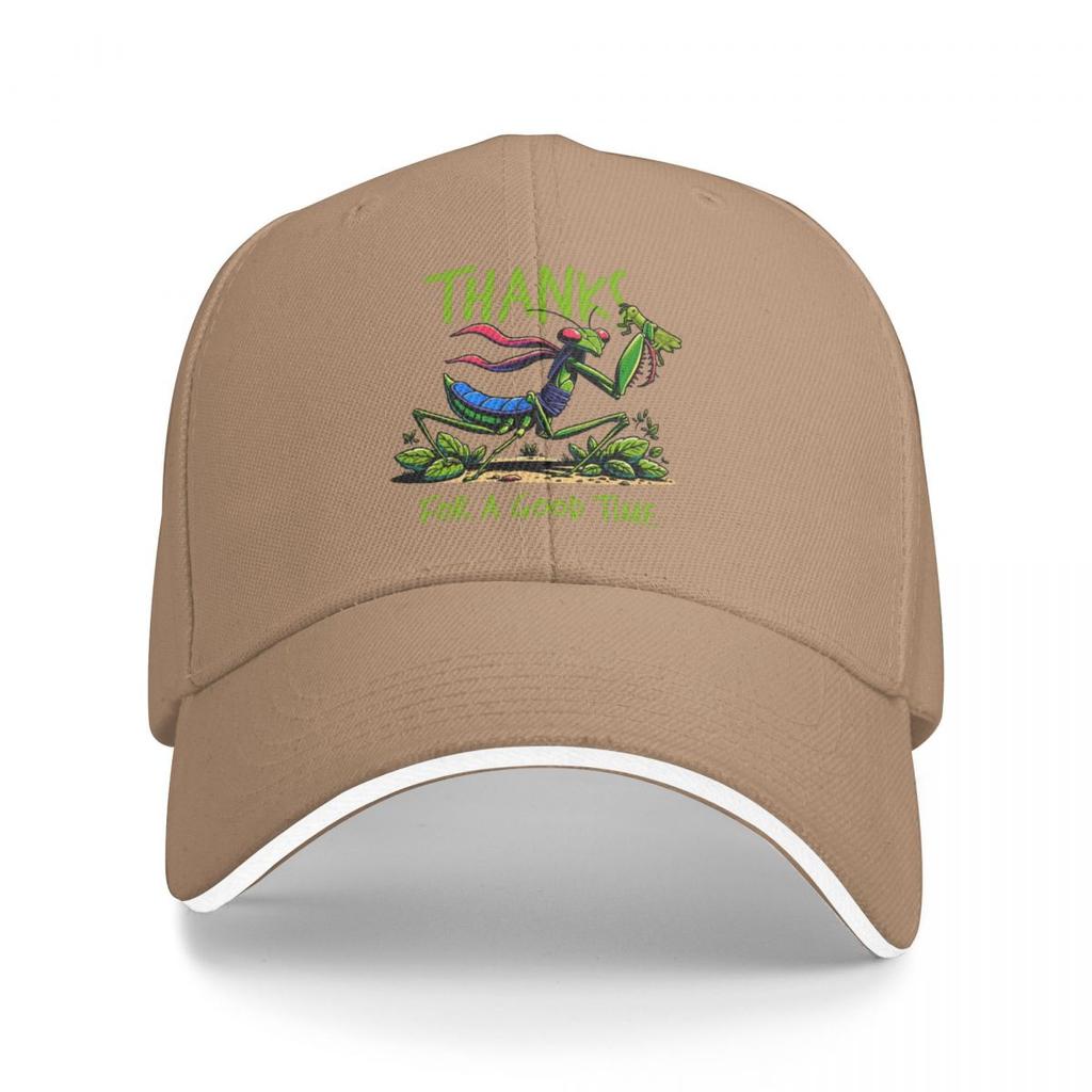 Baseball Caps Praying Mantis Thanks For A Good Time Fun Casquette Men Women Outdoor Spring Hats