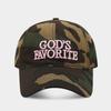 3d Embroidery Unique Retro Camo Baseball Hat Camouflage Jungle Tactics Large Circumference Sun-Shading Cap For Women'S Fashion