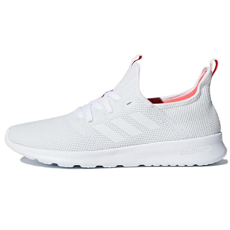 

Adidas Cloudfoam Pure Sports Fabric Abrasion Resistant Low top Running Shoes Women s White DB1167 36.5