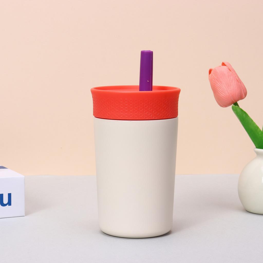 Neue owala gleiche Kaffeetasse Edelstahl hoher Wert tragbar Mini 12oz Strohhalm Auto-Becher