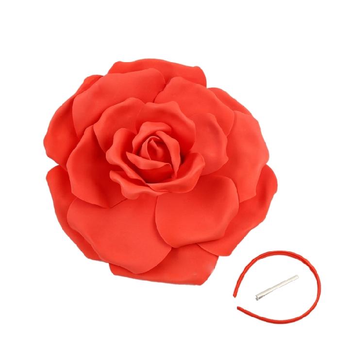 Flower Fascinator Headband for Evening Wear and Special Occasion Vintage Looks for Wedding Bride Photot Props